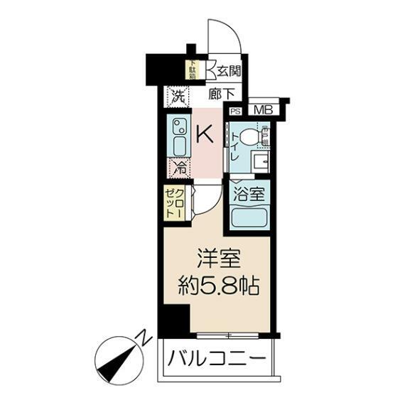 リヴシティ横濱宮元町(1K) 3階の内観