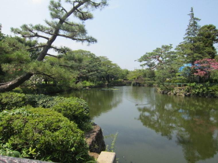 狭山池公園 「みずほ10景」「多摩川50景」に選ばれたことのある公園。<BR/>春のころには満開の桜が見られる名所です。