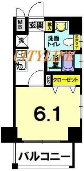 エステムプラザ京都ステーションレジデンシャル(1K) 6階の内観