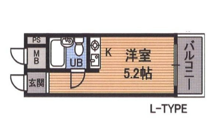 メゾン第3新大阪(1R) 4階の間取り図
