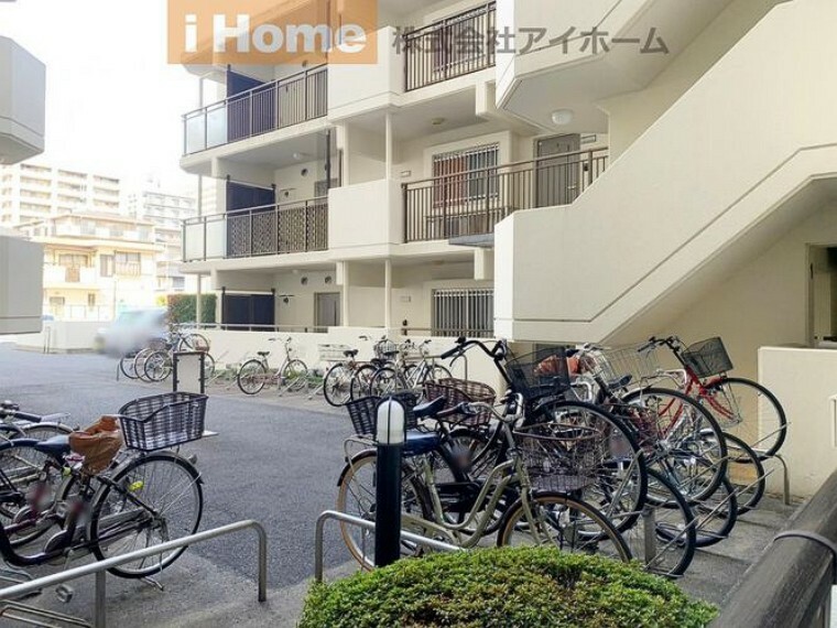 駐輪場付で、通勤・通学・お買い物など自転車をご利用いただけます。