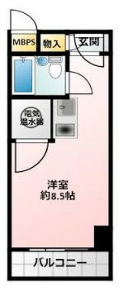 オリエント新大阪アーバンライフ(1R) 7階の間取り図
