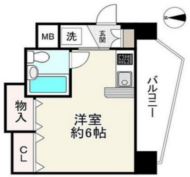 グラン・ピア寺田町(1R) 4階の間取り図