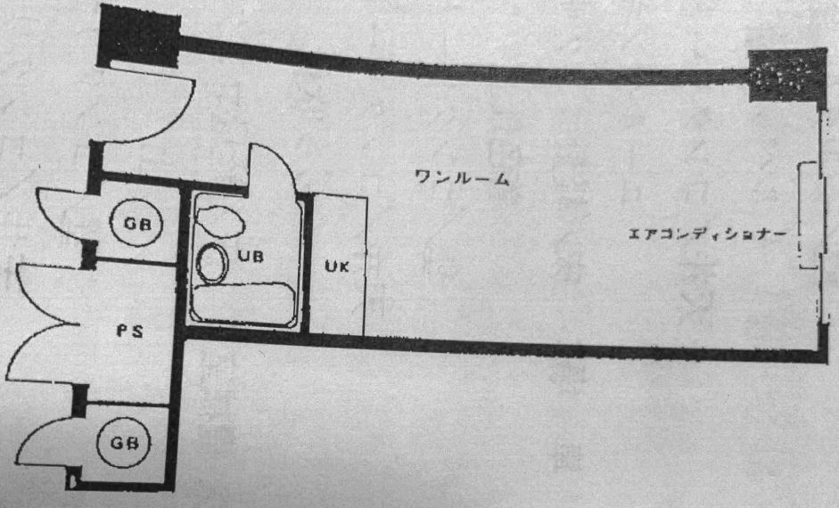新大阪コーポビアネーズ(1R) 4階の間取り図