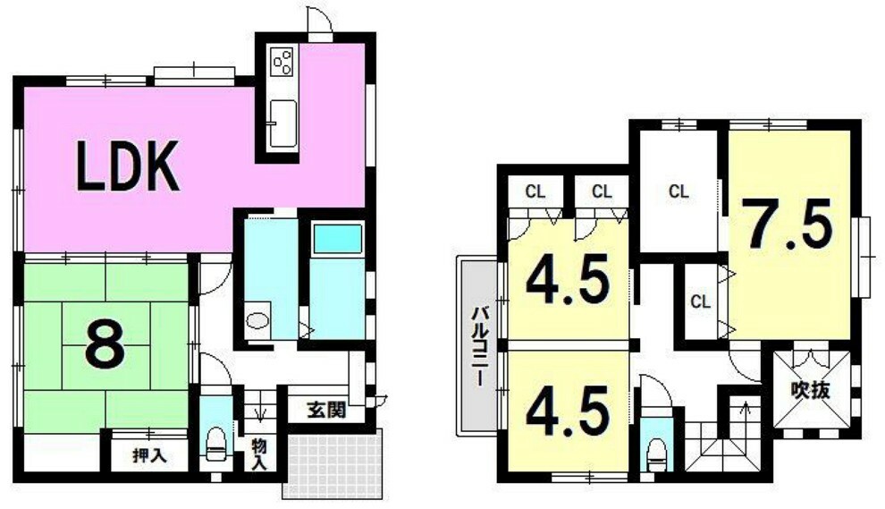 鹿児島市西陵3丁目(4LDK)の内観