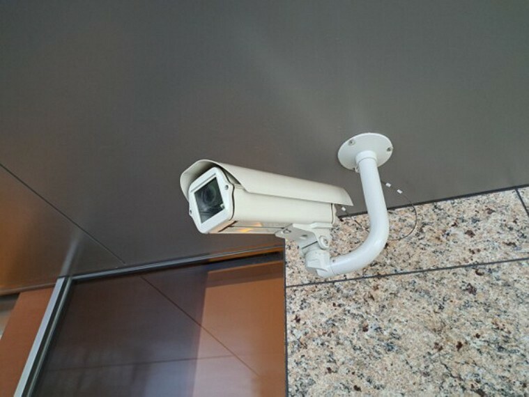 防犯カメラが設置されているので安心です。