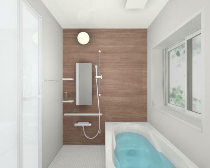 【同仕様写真】浴室はLIXIL製の新品のユニットバスに交換します。足を伸ばせる1坪サイズの広々とした浴槽で、1日の疲れをゆっくり癒すことができます
