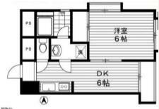 ハイライフ桜台(1DK) 8階の間取り図