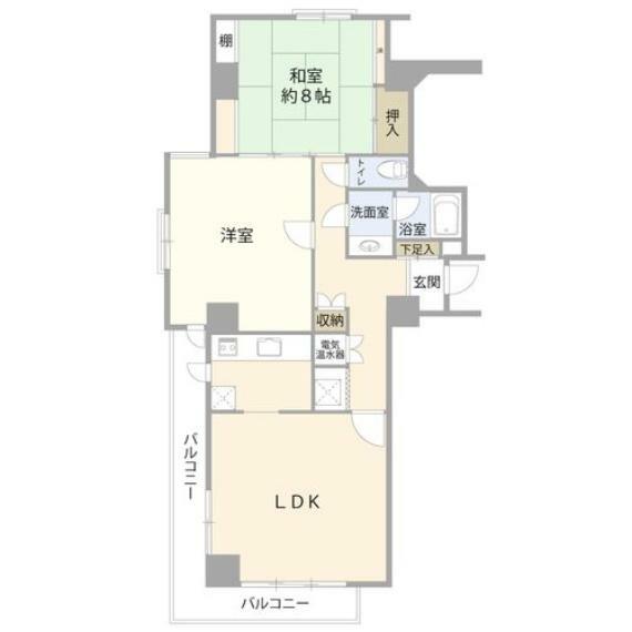 LDK/洋室/和室約8帖/洗面/浴室/トイレ