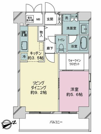 Furumachi　Avenue-DAICHIKU(1LDK) 9階の内観