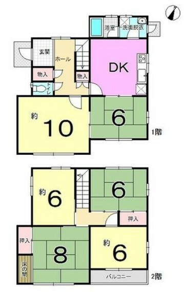 各務原市つつじが丘1丁目(5LDK)の内観