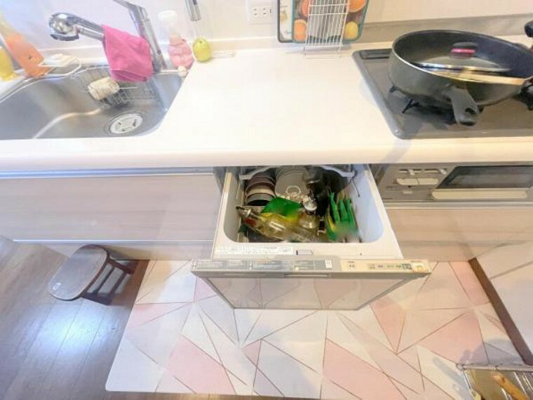 ■食洗機付きシステムキッチンで毎日の食器洗いもラクラク