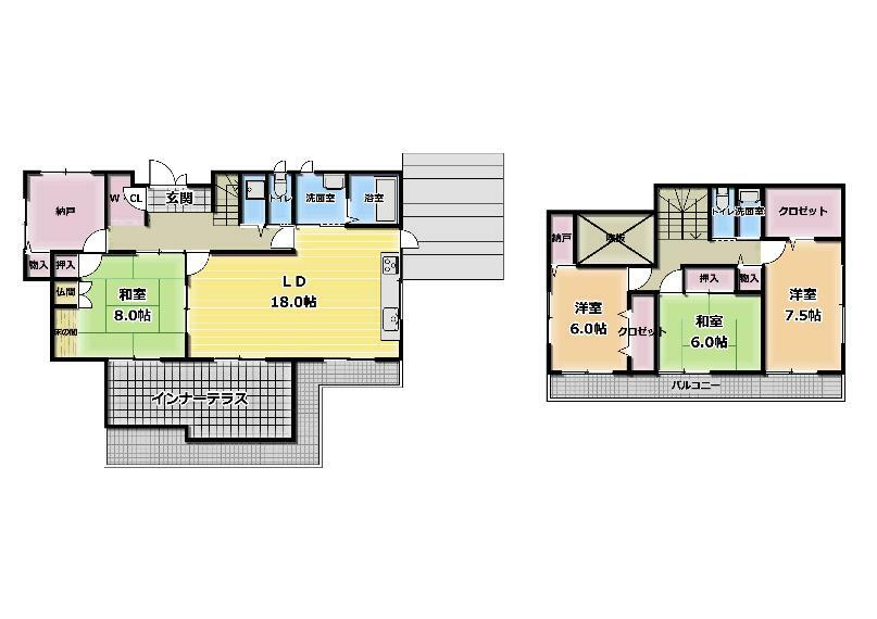 和泉市弥生町2丁目(4LDK)の内観