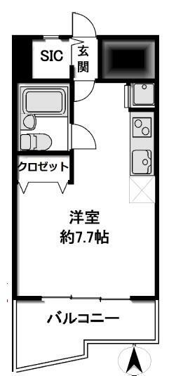 四谷コーエイマンション(1R) 7階の内観