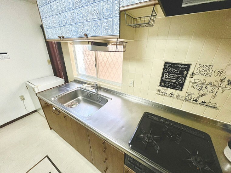 【キッチン】掃除が楽なフラットタイプのガスコンロ