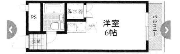 天満橋ガーデンハイツ(1R) 7階の間取り図