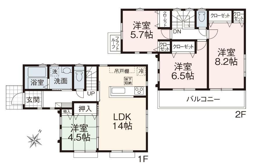 閑静で緑豊かな住宅地に39坪以上の広々とした敷地の邸宅です。