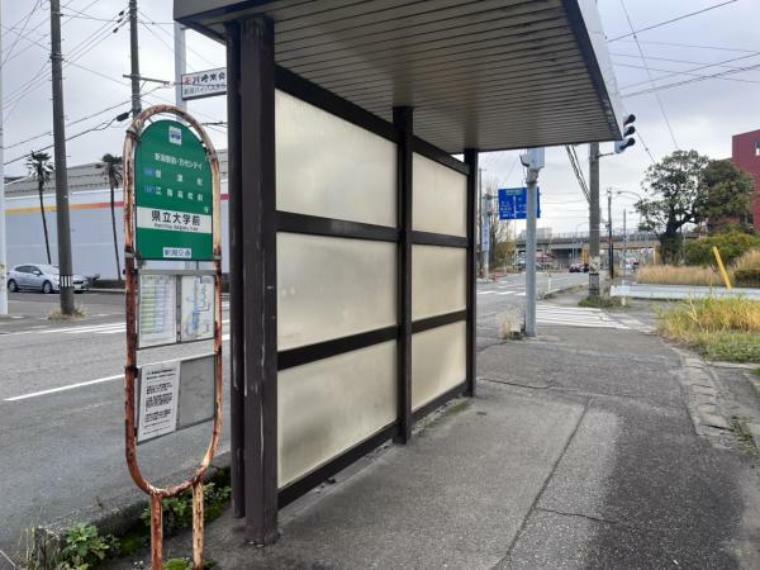 【周辺環境】新潟県立前バス停まで約400m（徒歩約6分）です。車を使わなくなってもバス停が近いのは嬉しいポイントですね。
