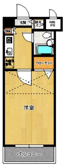 ラ・レジダンス・ド・福岡県庁前(1K) 14階の内観