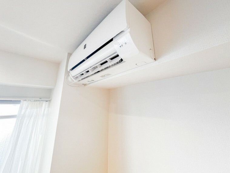 エアコンが新規取り付けされてます。綺麗な空調設備をお使いください。