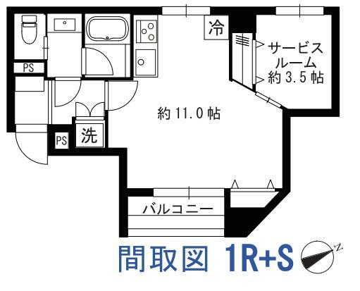 プチモンドお茶ノ水(1R) 7階の内観