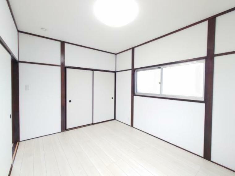 【リフォーム済】2階和室の写真です。全室網戸を張替えました。