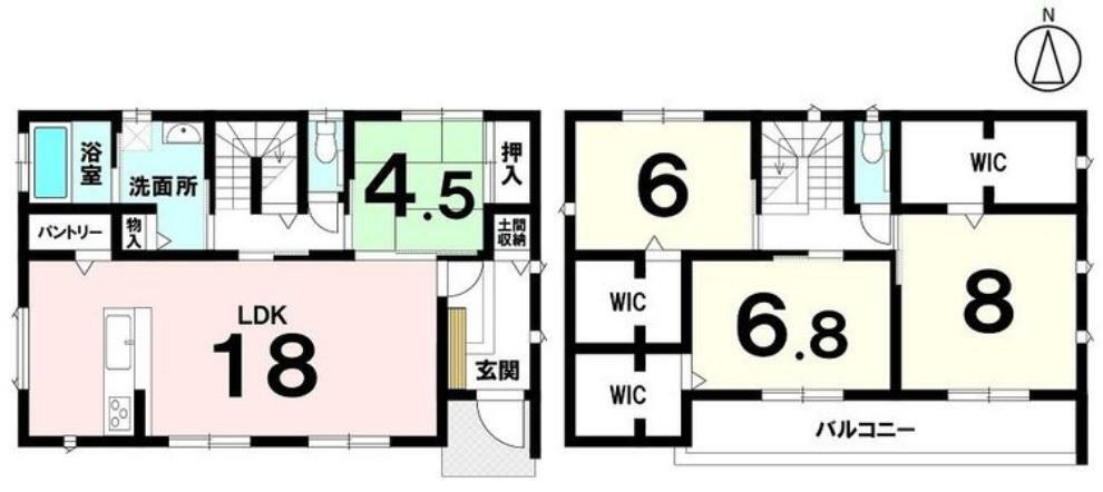 一宮市小信中島字南平口(4LDK)の内観