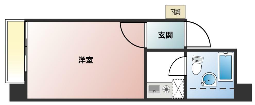 ライオンズマンション新宿御苑前No.2(1R) 8階の内観