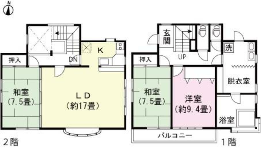 熱海市上多賀(3LDK)の内観