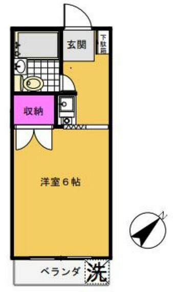 サンアベニュー小手指南(1R) 2階の内観