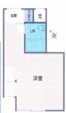 ライオンズマンション西新宿第6(1R) 2階の内観