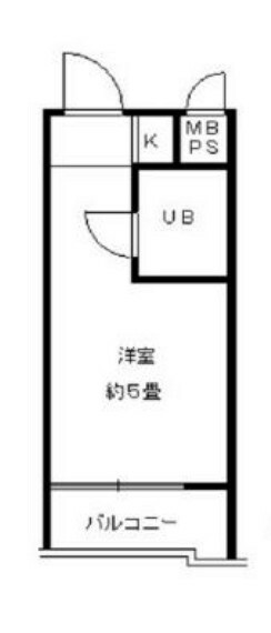 トップ・ルーム都立大学(1R) 3階の間取り図