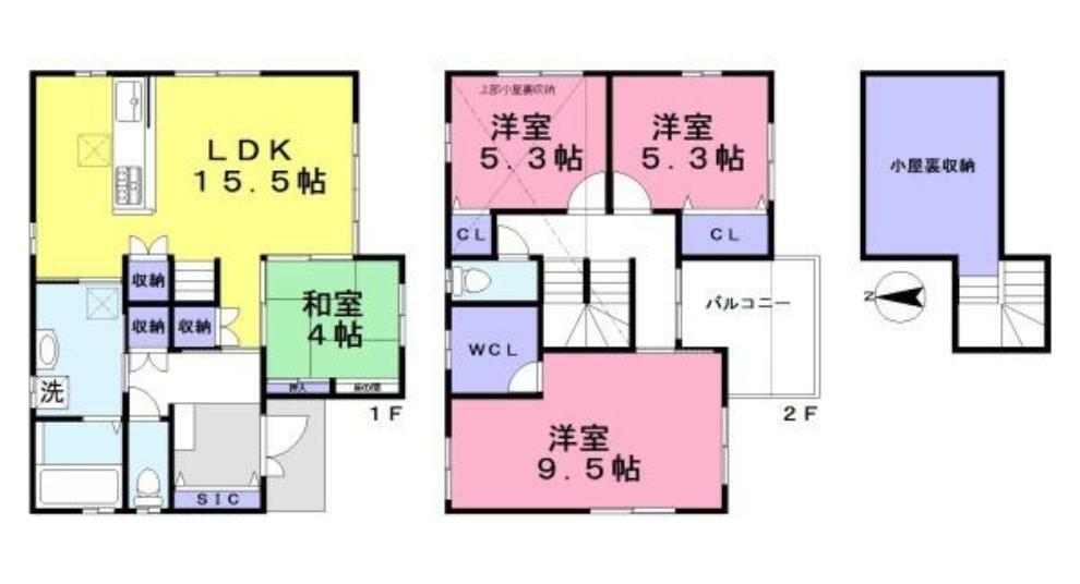 香芝市磯壁5丁目(4LDK)の内観