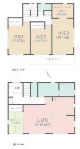 中古の戸建3LDKは、近隣との距離があり、騒音問題が起きにくいのがメリットです。2人又は3人家族にとって、丁度良い空間で、価格も経済的です。3部屋あることで寝室や書斎、子供部屋にすることも可能です。