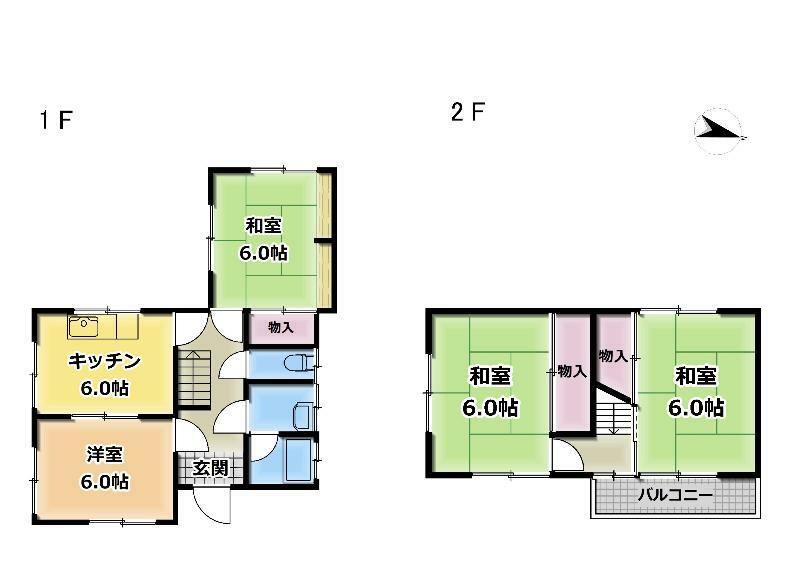 阪南市黒田(4DK)の内観