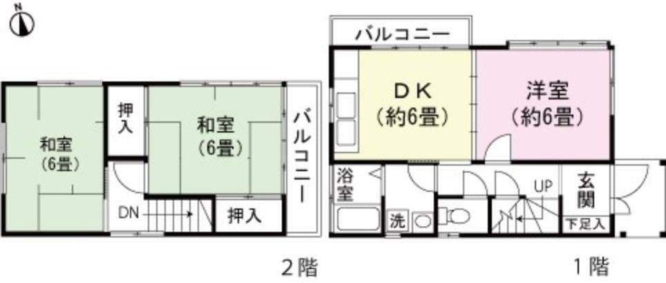 熱海市紅葉ガ丘町(3DK)の内観