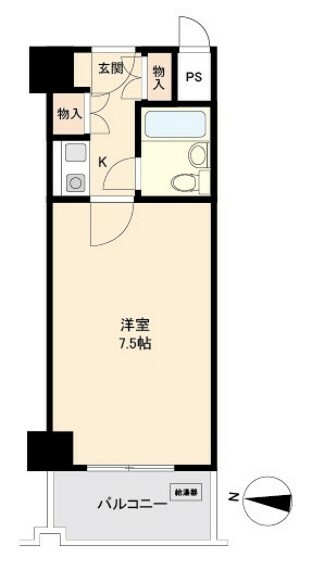 センチュリーパークユニ東梅田(1K) 5階の内観