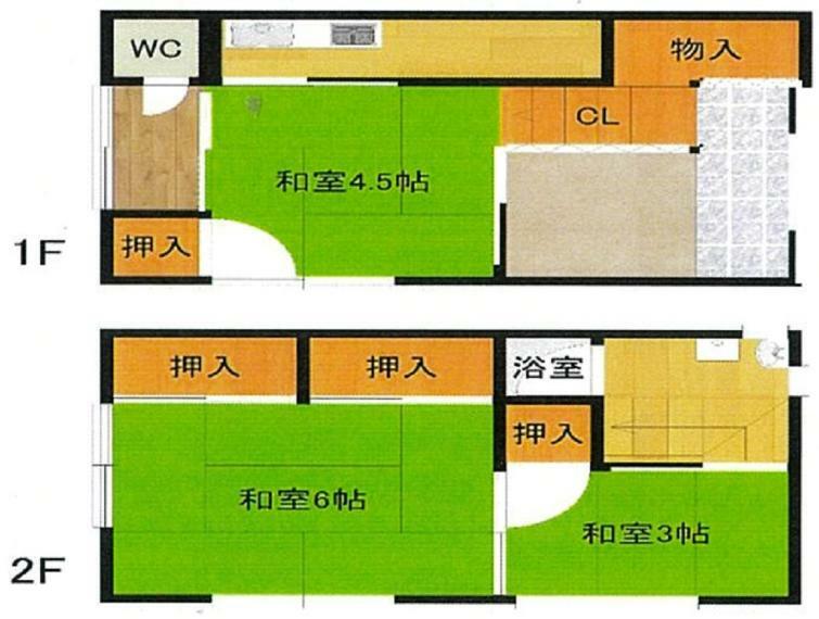 葛飾区新宿2丁目(3DK)の内観