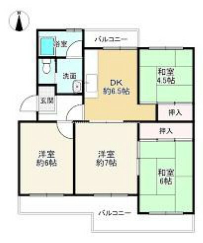 明石二見ハイツ3号棟(4DK) 1階のその他画像