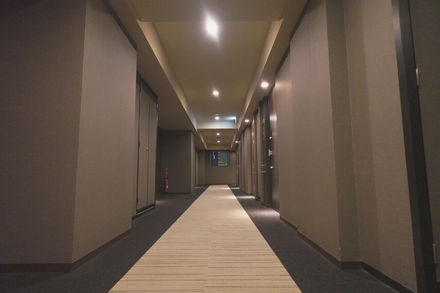 ホテルライクな内廊下式タイプです。