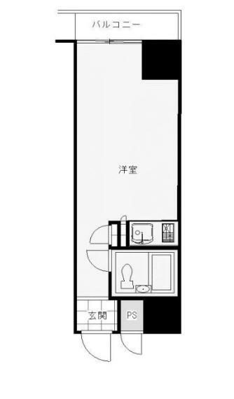 ライオンズプラザ新宿(1R) 7階の内観
