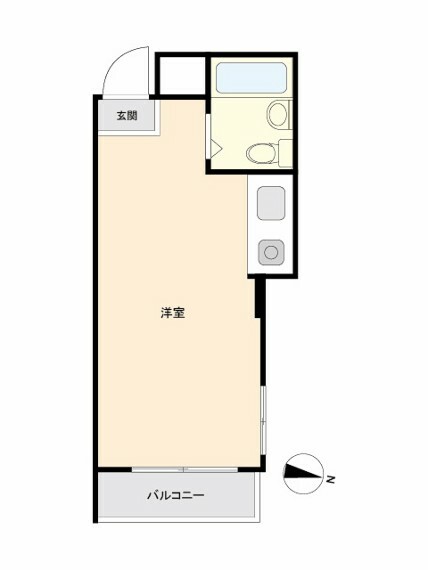 ダイヤアクティ三軒茶屋(1R) 4階の内観