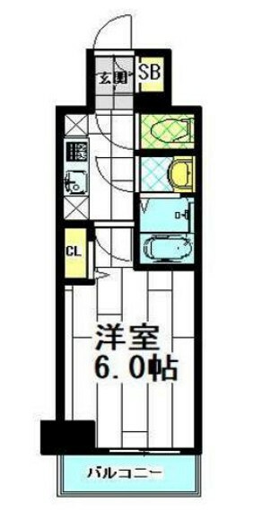 プレサンス神戸元町ベルシオン(1K) 13階の内観