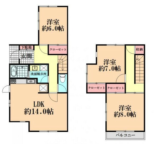 仙台市宮城野区鶴ケ谷東3丁目(3LDK)の内観