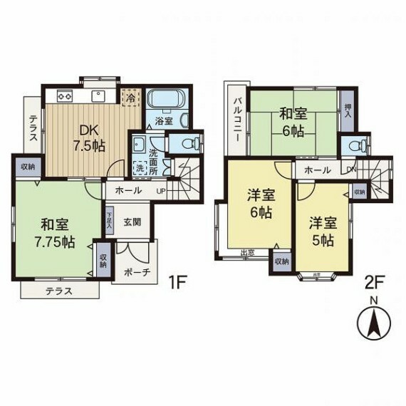 【間取図】表現された空間はたくさんの光を浴び、風を感じ、暮らしを豊かにしてくれます。家族の思い出を刻んでいきます。