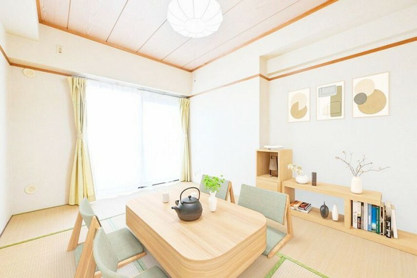和室　※画像にある家具・床・壁紙等はCG加工によるイメージです。家具等は価格に含まれません。