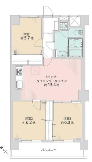中古マンションの3LDKは、経済的で、一般的な広さがあり、夫婦又は3人家族に最適です。リビングルームでは、食事会を楽しむスペースがあることや、部屋の用途は、寝室や子供部屋を設けることも可能です。