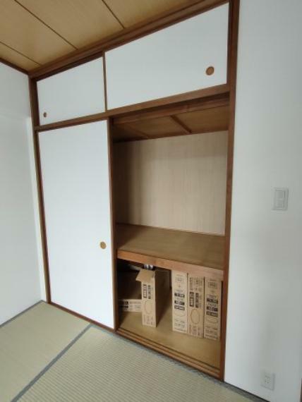 ・和室6帖収納 　全てのお部屋に収納を備え、空間を広くお使いいただけます。