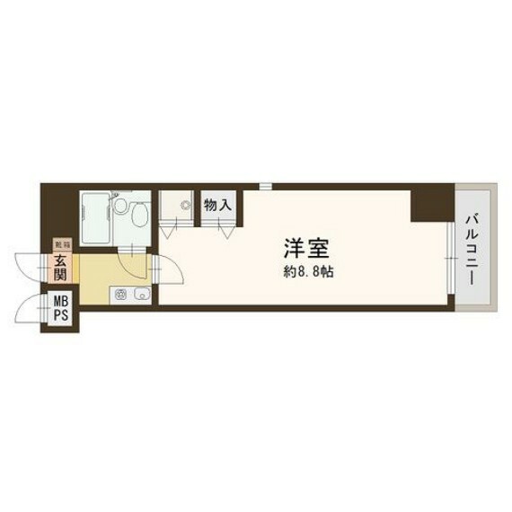 ライオンズプラザオータニ神戸(1R) 8階の内観
