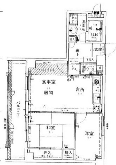 ライオンズマンション明石西江井ケ島(2LDK) 5階の内観